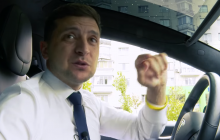 Зеленский за рулем Tesla записал новое обращение к украинцам (видео)