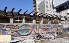 Во Львове после уничтожения мозаики конца ХХ века компании отменили условия под строительство