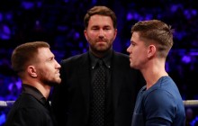 Ломаченко впервые встретился лицом к лицу с Кэмпбеллом (видео)