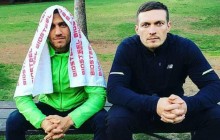 Схрестили бокс і футбол: Ломаченко та Усик придумали новий вид спорту (відео)