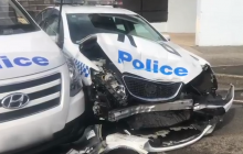 У Сіднеї автомобіль з сотнями кілограмів наркотиків врізався в поліцейське авто (відео)