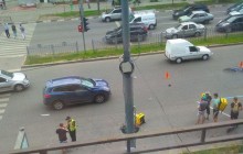 У центрі Харкова збили кур'єра Glovo на велосипеді