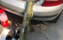 На в'їзді в Київ в багажнику машини знайшли протитанковий гранатомет (фото)