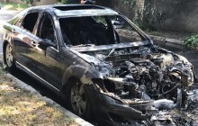 У Херсоні спалили авто начальника регіонального управління Укртрансбезпеки (фото)