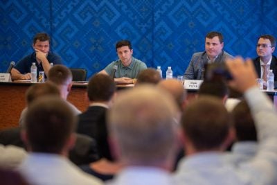 Pictures Zelensky's first visit to administrative border with occupied Crimea 13 July 2019