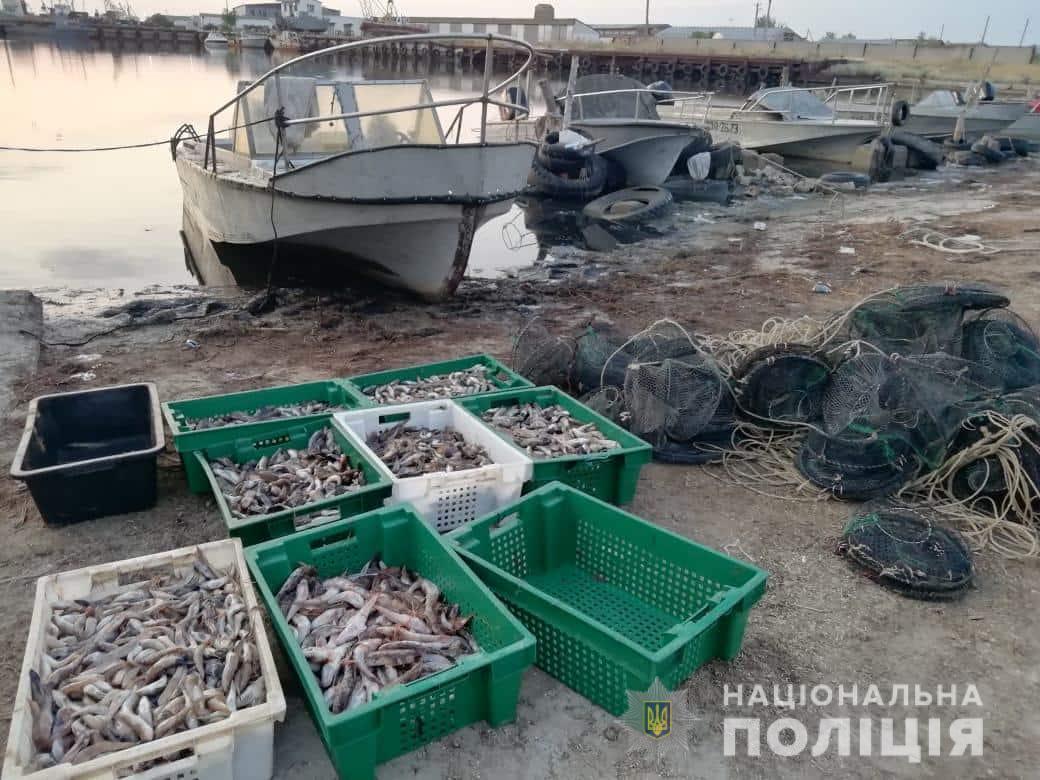 Под Херсоном задержали браконьеров / hr.npu.gov.ua Под Херсоном задержали браконьеров / hr.npu.gov.ua