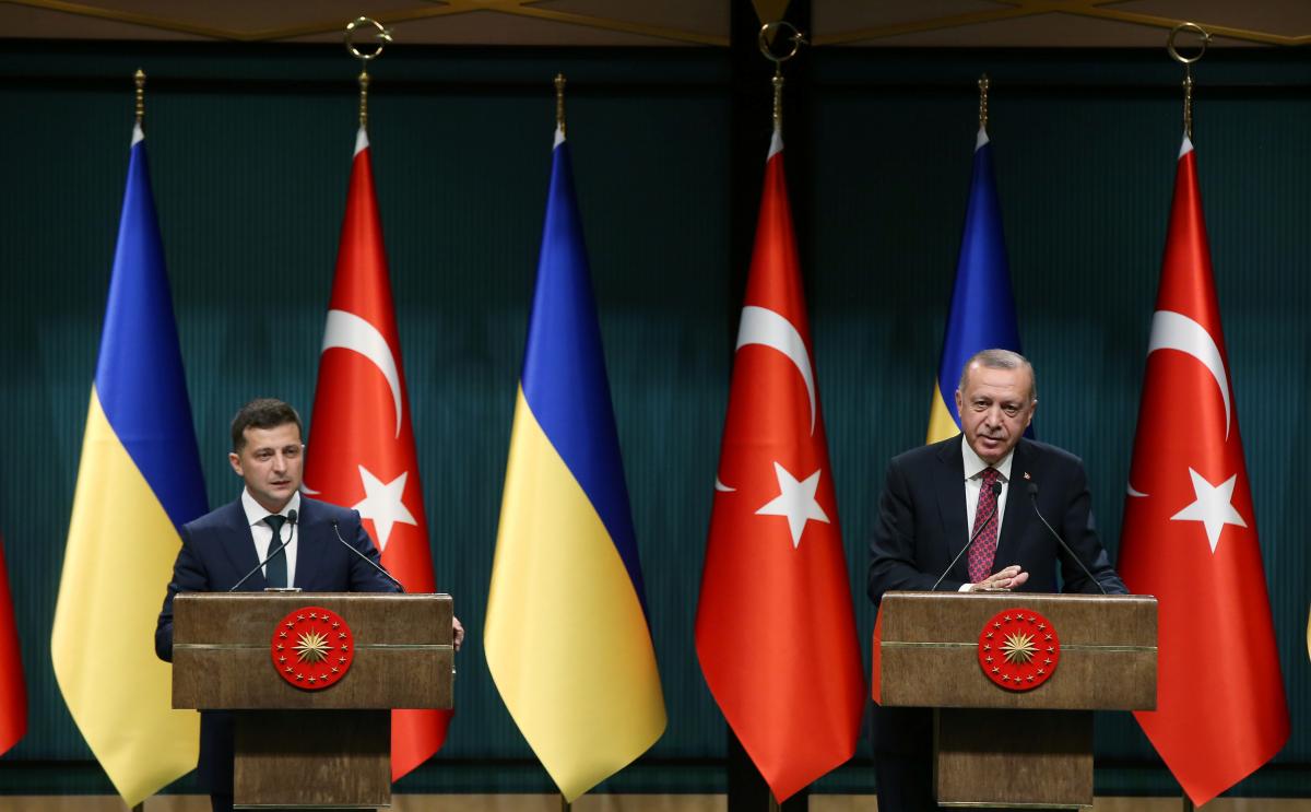 Реджеп Тайип Эрдоган и Владимир Зеленский / REUTERS