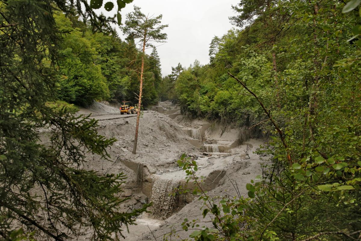 Наслідки паводку в Швейцарії / REUTERS