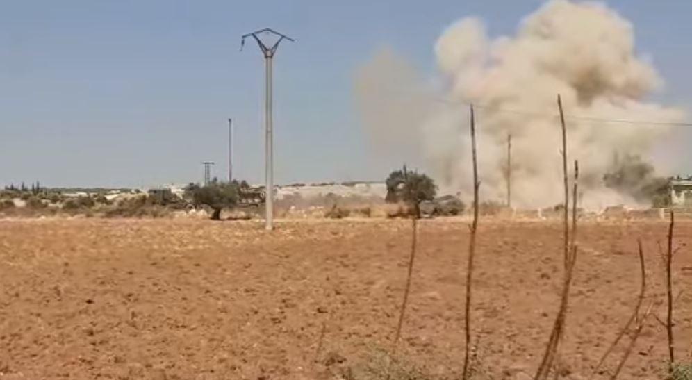 Войска Асада похвастались авиаударом по военной колонне Турции / Al-Masdar News