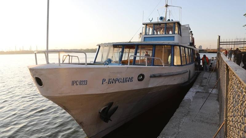 Поки що курсує тільки один катер / фото zp.gov.ua Поки що курсує тільки один катер / фото zp.gov.ua