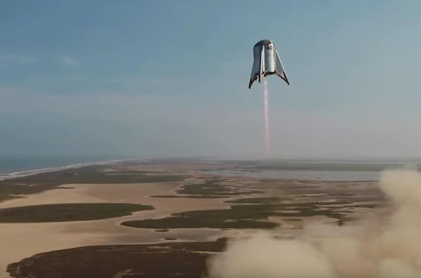 У США випробували прототип марсіанської ракети / Скріншот, Youtube, SpaceX У США випробували прототип марсіанської ракети / Скріншот, Youtube, SpaceX