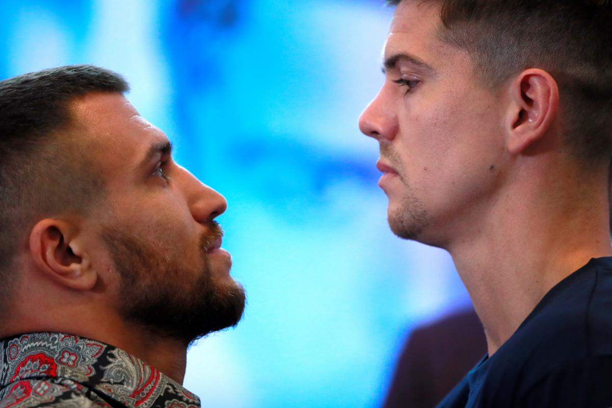 Василий Ломаченко и Люк Кэмпбелл / REUTERS