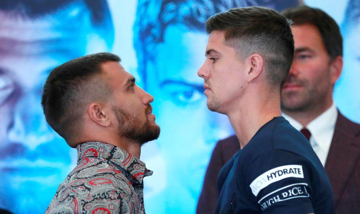 Василий Ломаченко и Люк Кэмпбелл / REUTERS