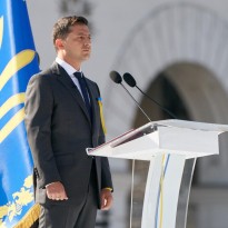 Zelensky takes part in festivities on Ukraine's Independence Day (Photo, video)