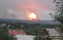 New explosions rock military base near Russia's Krasnoyarsk (Photo)