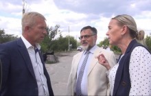 «Станица и Счастье – наши»: представители «ЛНР» пересекли линию разграничения и устроили скандал (видео)