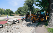 Кличко показав процес реконструкції третьої черги парку "Наталка" на Оболоні (відео)