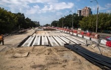 Ремонт Борщаговского путепровода идет по графику, работы не прекращаются и ночью - Кличко (фото)