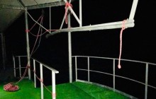 В "Буковеле" закрыли роупджампинг, где из-за обрыва троса травмировались двое людей