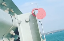 Закохані росіяни повісили на Кримському мосту замок-сердечко й поплатилися (відео)