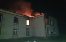 Ночью в Тернопольской области сгорела школа (фото)