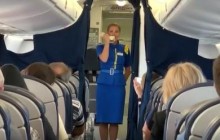 "Фантастичне виконання гімну в небі": пасажирів МАУ яскраво привітали із Днем Незалежності (відео)