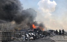 Спасатели ликвидировали масштабный пожар на полиграфическом предприятии возле Львова