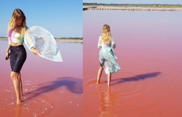 Леся Нікітюк здивувала фото у гламурних велосипедках