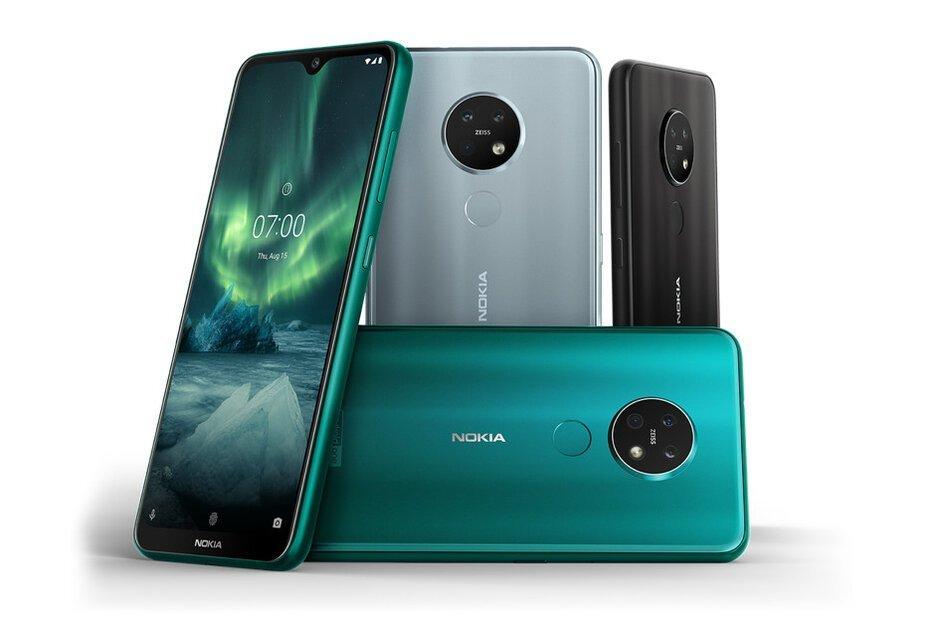 Зовні Nokia 6.2 і Nokia 7.2 повністю ідентичні / фото Nokia Зовні Nokia 6.2 і Nokia 7.2 повністю ідентичні / фото Nokia