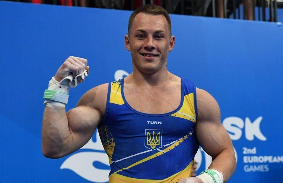 Ігор Радівілов виграв золото у вправах на кільцях / фото: НОК України Ігор Радівілов виграв золото у вправах на кільцях / фото: НОК України