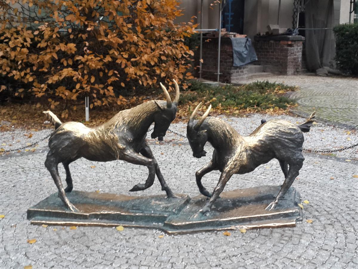 Памятник ратушным козликам в Познани / Фото Марина Григоренко