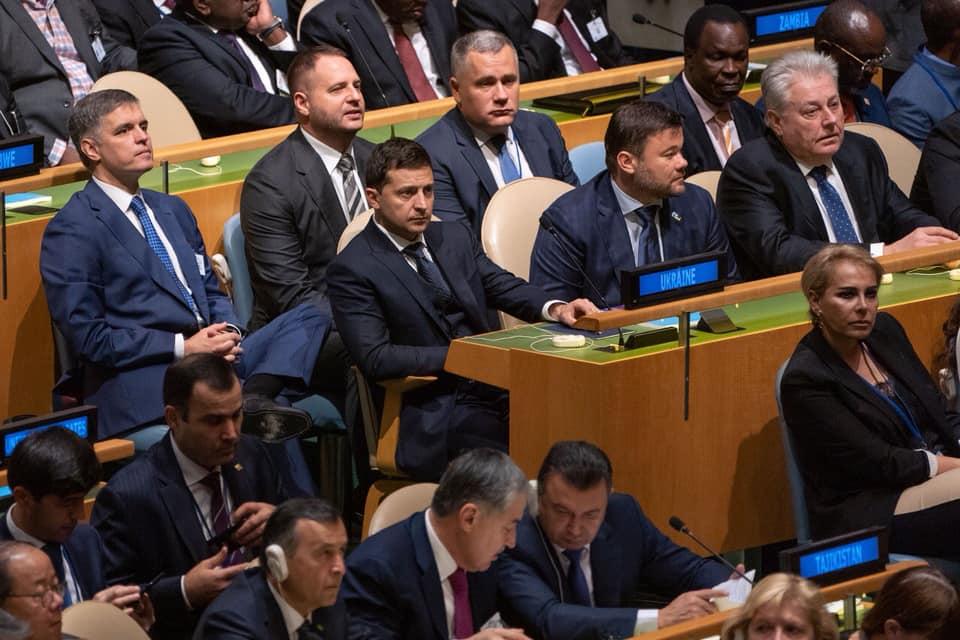 Владимир Зеленский посетил открытие очередной сессии Генассамблеи ООН / фото president.gov.ua Владимир Зеленский посетил открытие очередной сессии Генассамблеи ООН / фото president.gov.ua