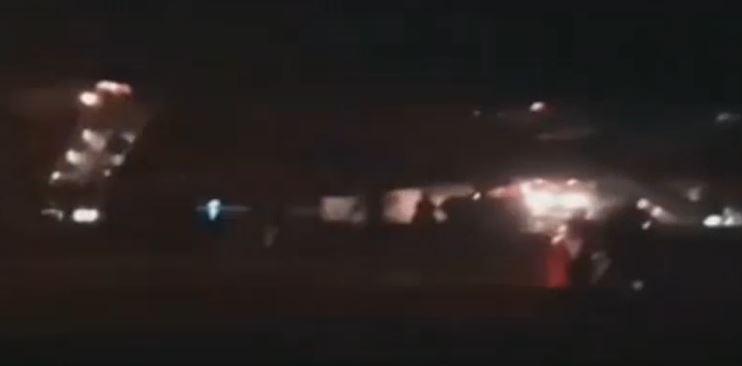 НП сталася в аеропорту Барнаула / Скріншот