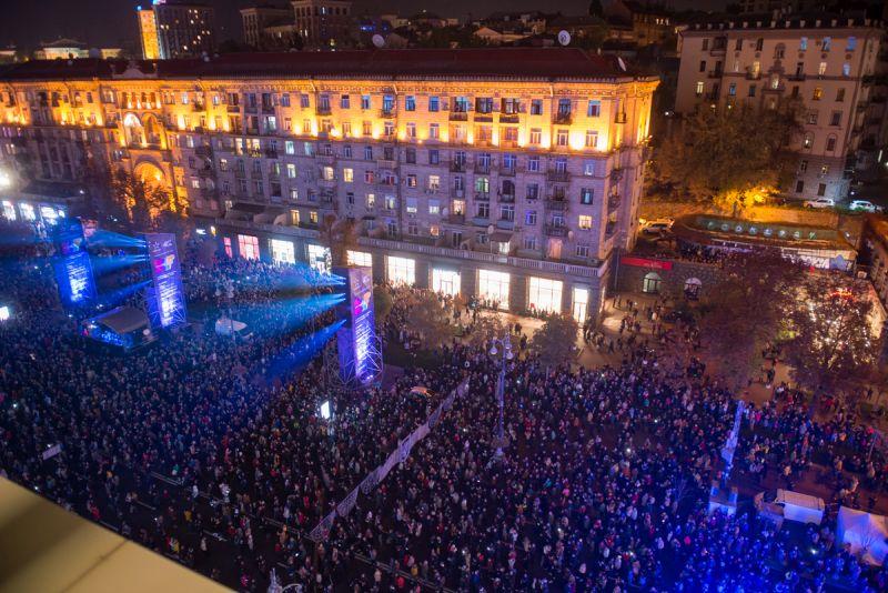 Международный фестиваль света в Киеве Kyiv Lights Festival