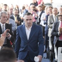 Sentsov calls on European Parliament not to believe Putin (Video)