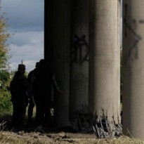 Bridge pillars damaged in blast attempt in occupied Luhansk (Photo)
