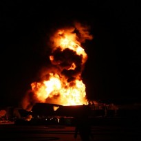 В Киеве на нефтебазе произошел пожар: были слышны взрывы (видео)