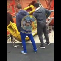 В Одессе поломка на аттракционе едва не привела к гибели людей (видео)
