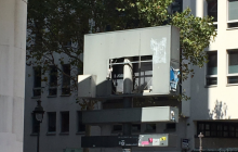 В Париже украли граффити таинственного художника Бэнкси (фото)