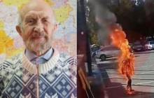 "Умру за язык": в РФ ученый сжег себя перед Госсоветом (фото 18+)
