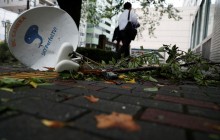 Из-за тайфуна "Факсай" в окрестностях Токио тысячи домов продолжают оставаться без света