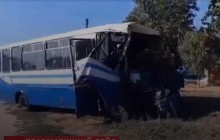 Зіткнення мікроавтобусів на Одещині: у лікарні - 19 людей (відео)