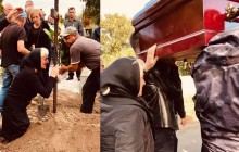 Сеть растрогало фото матери погибшего украинского воина на его похоронах