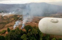 Украинские летчики на Ми-24 нанесли огневые поражения по укреплениям боевиков в джунглях (фото, видео)