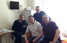 Сенцов посетил в больнице бывших политзаключенных Кремля (фото)