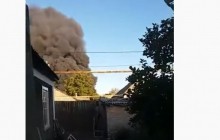 "Горить склад боєприпасів": офіцер ЗСУ показав відео потужного вибуху в окупованому Донецьку