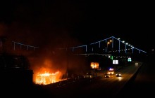 На Поштовій площі у Києві сталася пожежа (відео)