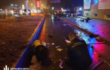 Зі всієї швидкості – у зупинку: в мережі з’явилось моторошне відео ДТП у Броварах (фото, відео)