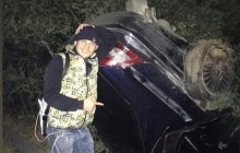 Автомобіль перекинувся: український боксер Берінчик потрапив у ДТП (фото, відео)