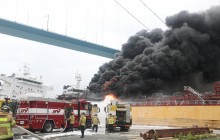 У Південній Кореї стався потужний вибух на танкері з росіянами і філіппінцями (фото, відео)